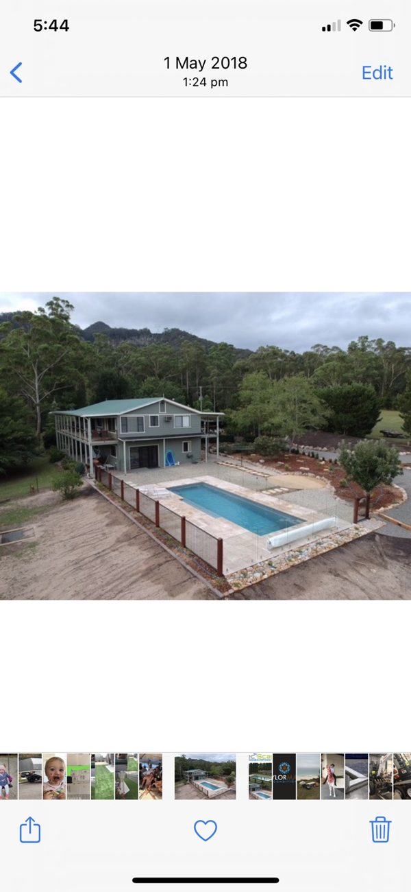 SpecScapes completed outdoor landscaping and pool project